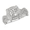 Halo Semi Mount Diamond Ring