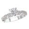 Peg Head Semi-Mount Diamond Ring