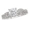 Peg Head Semi-Mount Diamond Ring