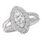 Halo Semi-Mount Diamond Ring