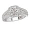 Split Shank Semi-Mount Diamond Ring