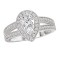 Halo Semi-Mount Diamond Ring