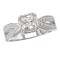 Split Shank Semi-Mount Diamond Ring