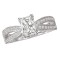 Split Shank Semi-Mount Diamond Ring