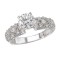 Peg Head Semi-Mount Diamond Ring