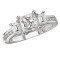 3-Stone Semi-mount Diamond Ring