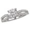 Split Shank Semi-Mount Diamond Ring