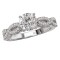 Braided Semi-Mount Diamond Ring