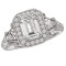 Halo Semi-Mount Diamond Ring