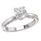 Solitaire Semi-Mount Diamond Ring