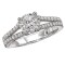 Split Shank Semi-Mount Diamond Ring