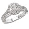 Split Shank Semi-Mount Diamond Ring