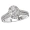 Halo Semi-Mount Diamond Ring