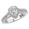 Halo Semi-Mount Diamond Ring