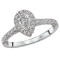 Halo Semi Mount Diamond Ring