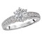 Peg Head Semi-Mount Diamond Ring