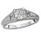Vintage Semi-Mount Diamond Ring