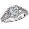 Split Shank Semi-Mount Diamond Ring