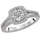 Split Shank Semi-Mount Diamond Ring