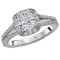 Split Shank Semi-Mount Diamond Ring