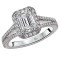 Split Shank Semi-Mount Diamond Ring
