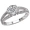 Split Shank Semi-mount Diamond Ring