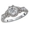 Vintage Semi-mount Diamond Ring