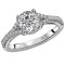 Split Shank Semi-Mount Diamond Ring