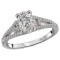 Split Shank Semi-Mount Diamond Ring