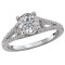 Split Shank Semi-Mount Diamond Ring