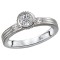 3 Stone Semi-Mount Diamond Ring