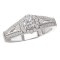 Split Shank Halo Semi-Mount Ring