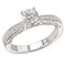 Solitaire Semi-Mount Diamond Ring