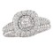 Halo Semi-Mount Diamond Ring