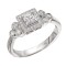 Halo Semi-Mount Diamond Ring