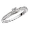 Solitaire Semi-Mount Diamond Ring