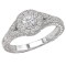 Split Shank Semi-Mount Diamond Ring