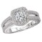 Split Shank Semi-Mount Diamond Ring