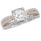 Two Tone Semi-Mount Diamond Ring