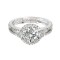 Halo Semi Mount Diamond Ring