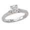 Peg Head Semi-Mount Diamond Ring