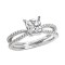 Split Shank Semi-Mount Diamond Ring