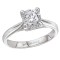 Solitaire Semi-Mount Diamond Ring