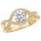 Split Shank Semi-Mount Diamond Ring