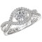 Split Shank Semi-Mount Diamond Ring