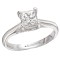 Solitaire Semi-Mount Diamond Ring