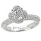 Halo Semi-Mount Diamond Ring