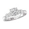 Peg Head Semi-Mount Diamond Ring