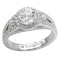 Split Shank Semi-Mount Diamond Ring