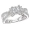 Split Shank Semi-Mount Diamond Ring
